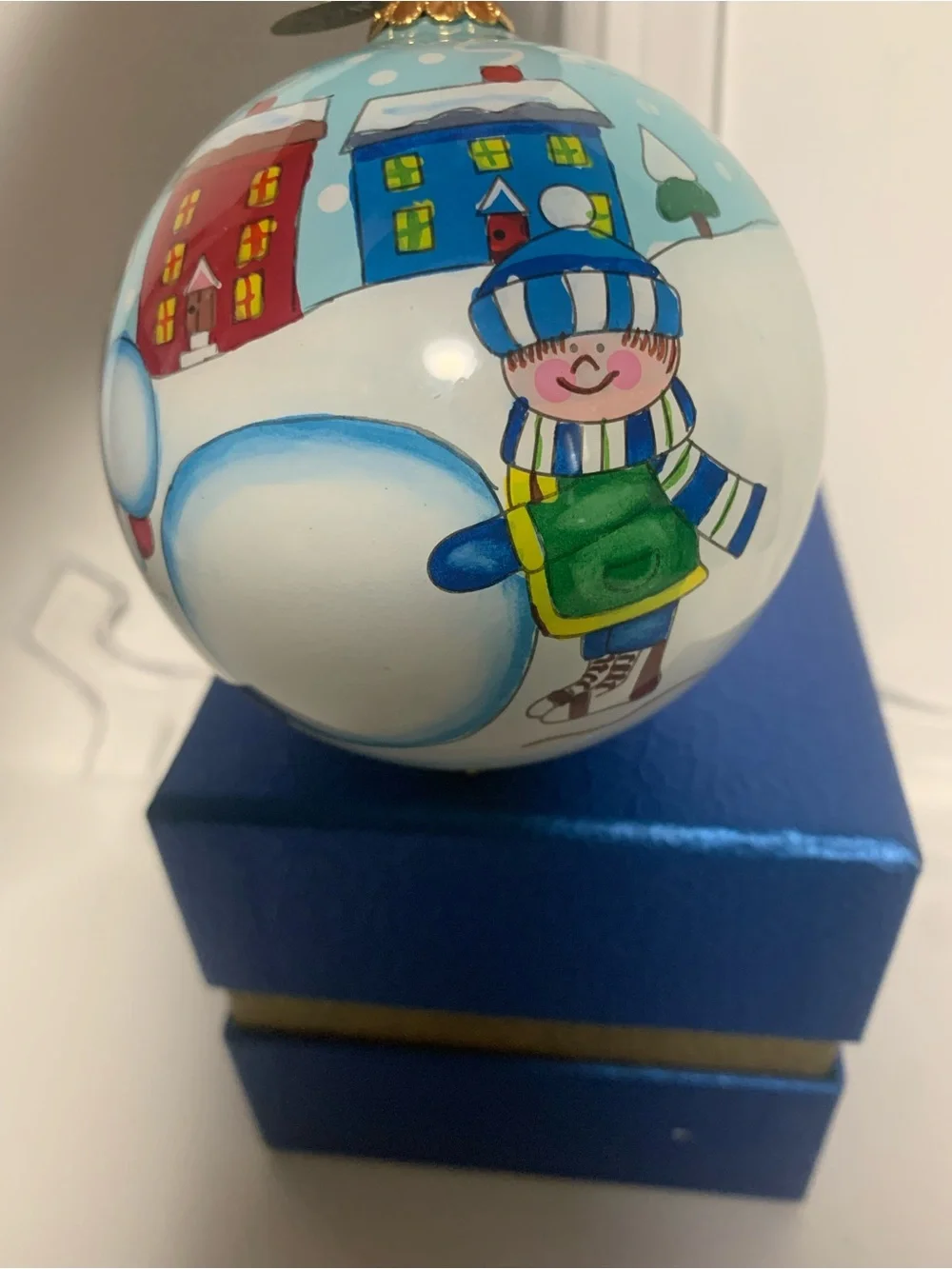 Pier1 Li Bien hand painted ornament